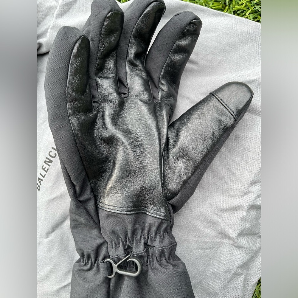 Balenciaga Skiwear Ski gloves leather gloves szS/M with dust bag Balenciaga Auth - Picture 7 of 14
